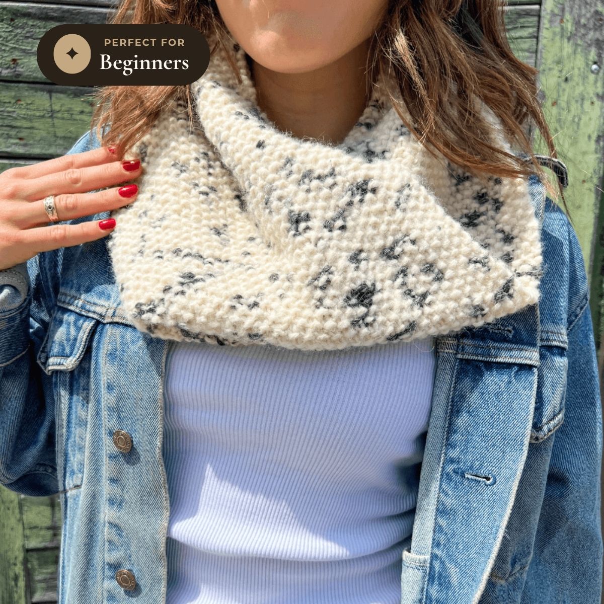 All Season Cowl - Beginner Knitting Kit