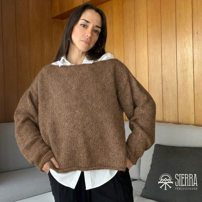 Sweet Rose Sweater - Beginner Knitting Kit