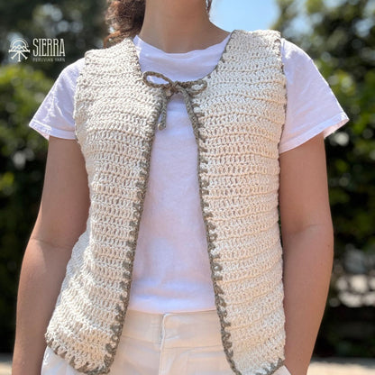 Edgewise Vest - Beginner Crochet Kit
