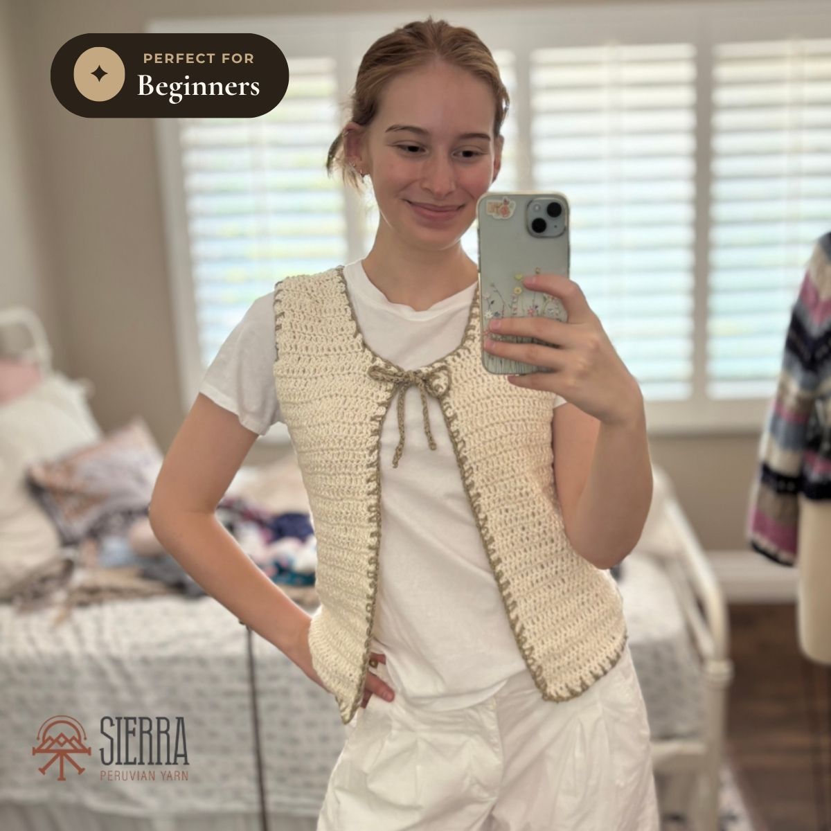 Edgewise Vest - Beginner Crochet Kit