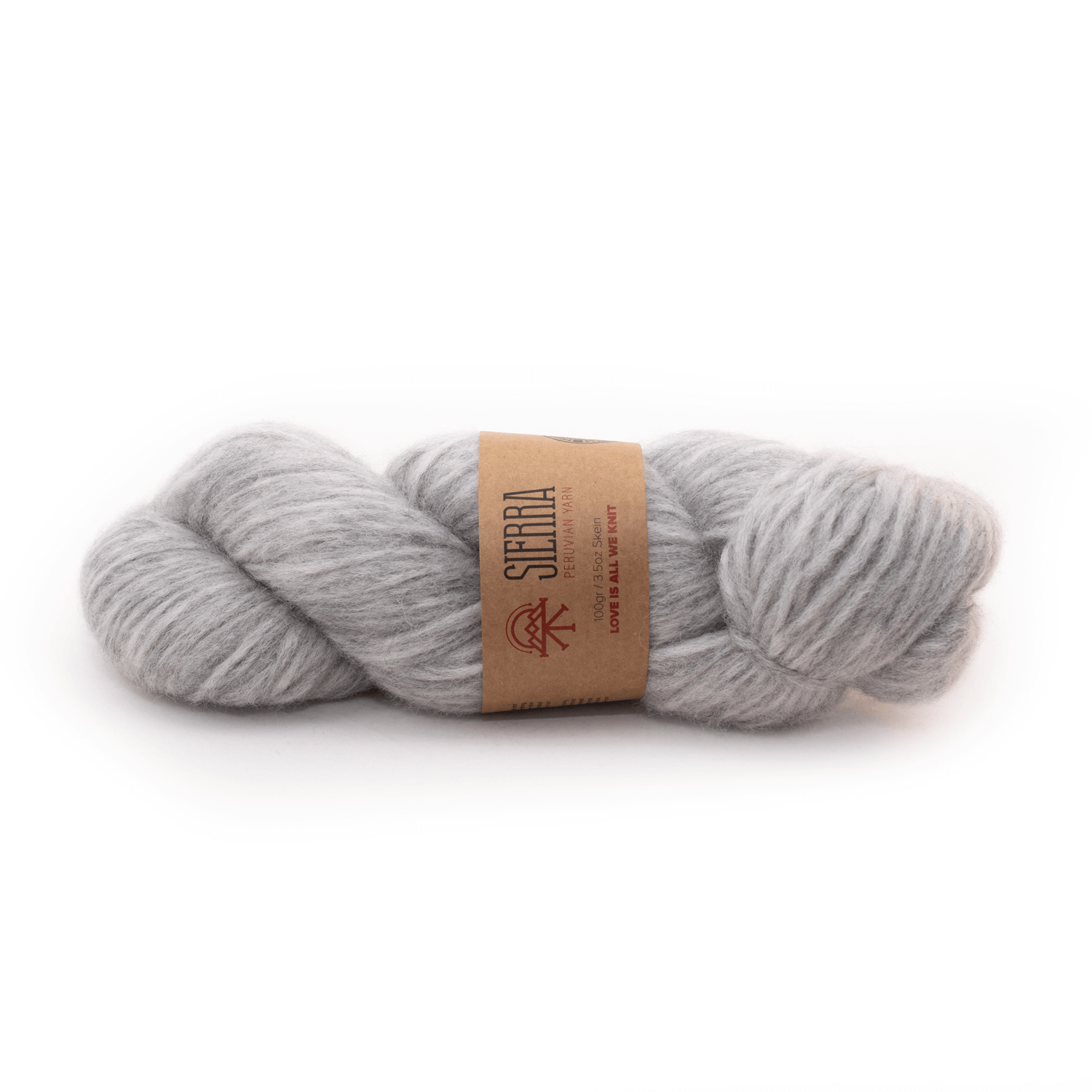 Alpaca Grey Light pullover Knitting Kit