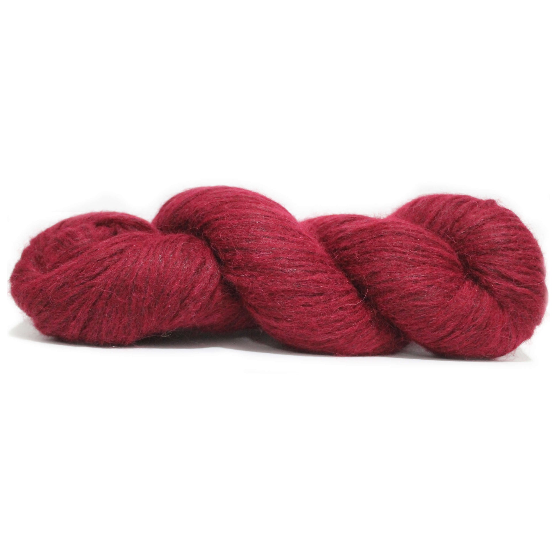 Red Baby Alpaca Yarn for Crocheting or Knitting/ INDIECITA Double