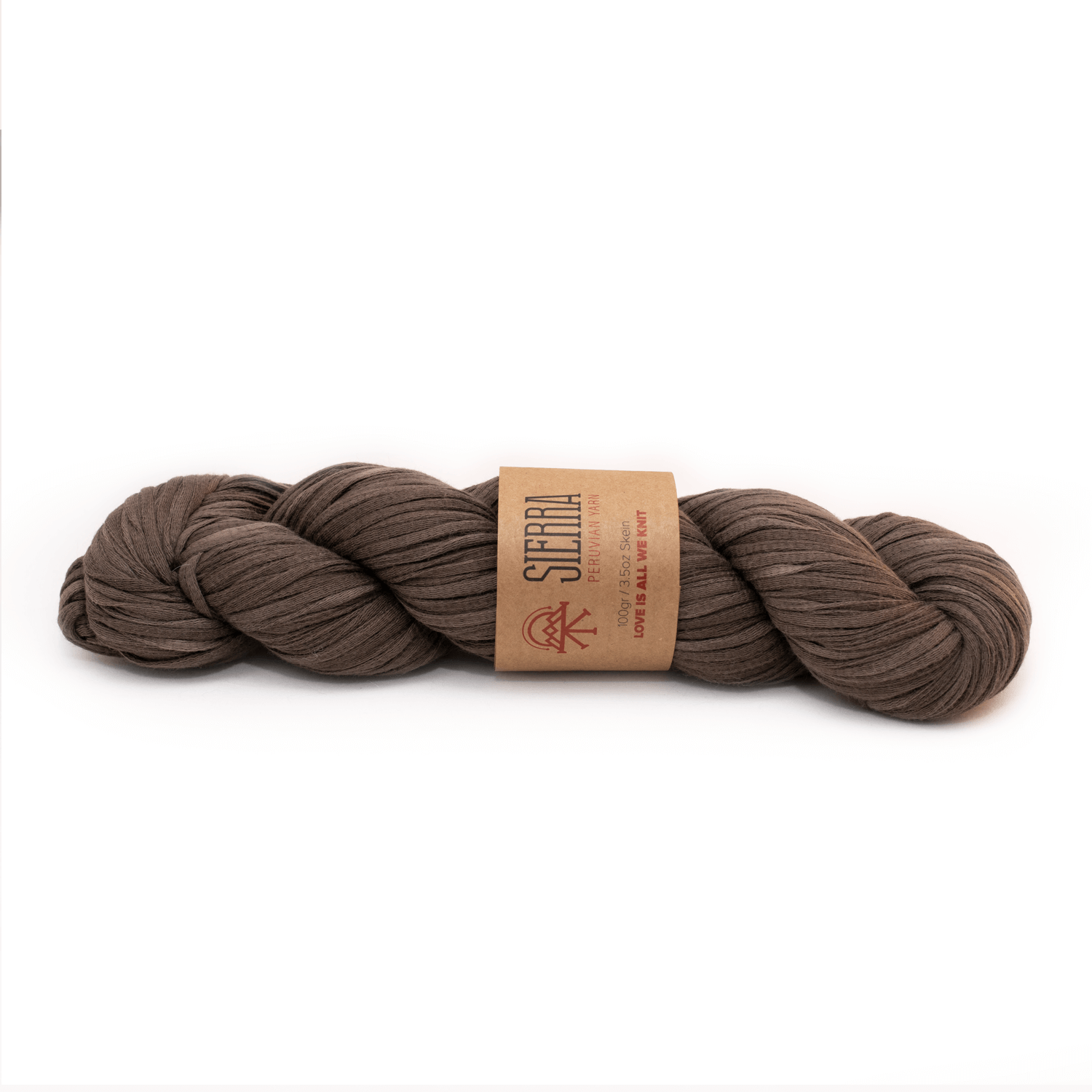 Brown GREEN YARN 100% Vegan - DK
