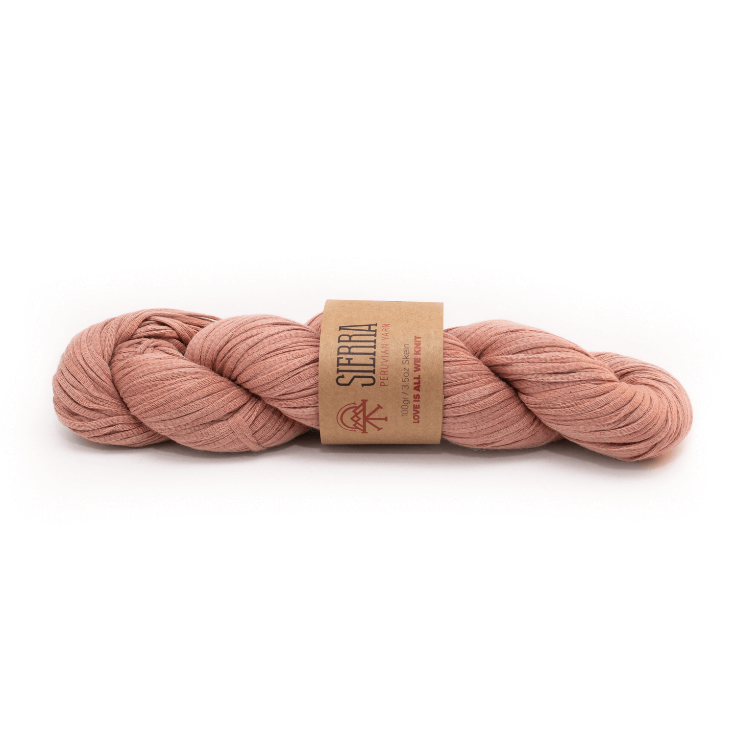 Peach GREEN YARN 100% Vegan